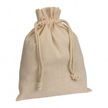 Sac medie din bumbac reciclat cu snur Sac medie din bumbac reciclat cu snur