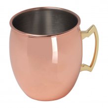 Cana ,,Moscow Mule" cu invelis din cupru, 500ml Cana ,,Moscow Mule" cu invelis din cupru, 500ml