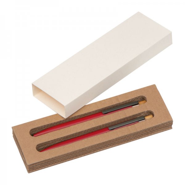 Set de scris din aluminiu reciclat