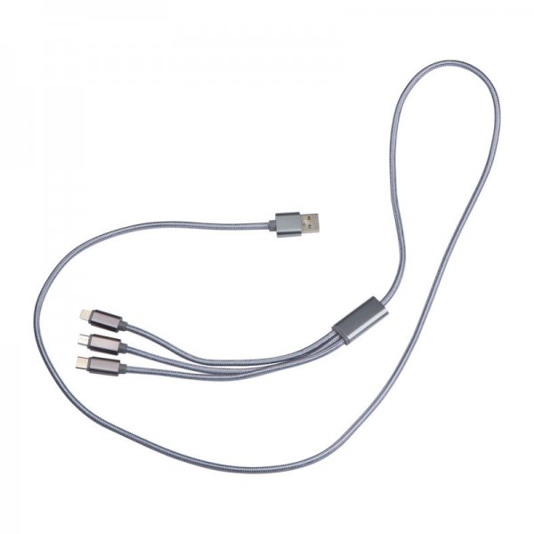 Incarcator cu cablu extra lung USB, Micro-USB, C-T